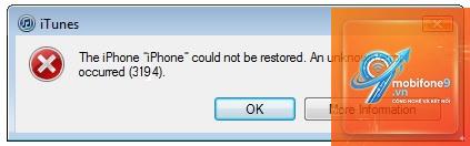 iphone khôi phục bị lỗi 3194 - Hình 3