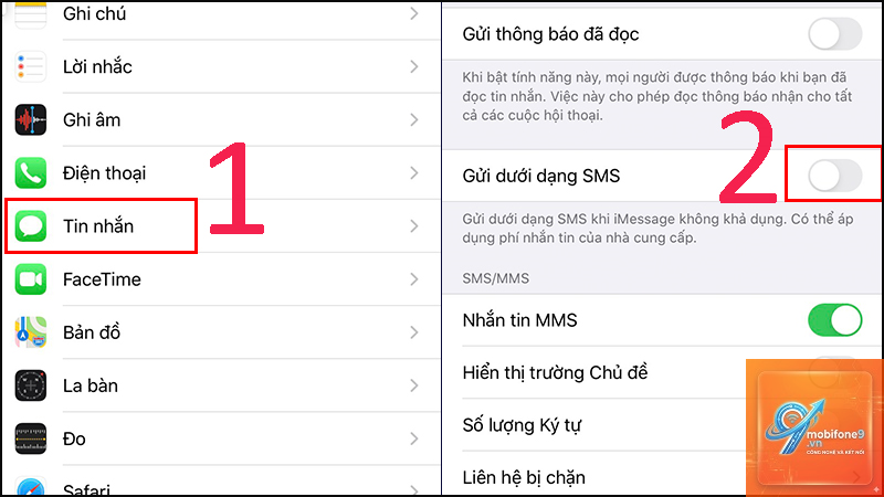 iphone không gửi được sms - Hình 3