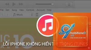 iphone không hiện trong itunes