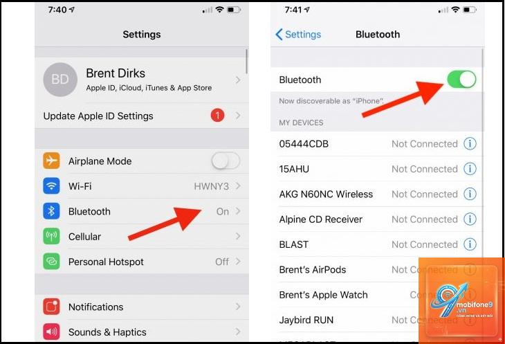 iphone không kết nối bluetooth - Hình 1