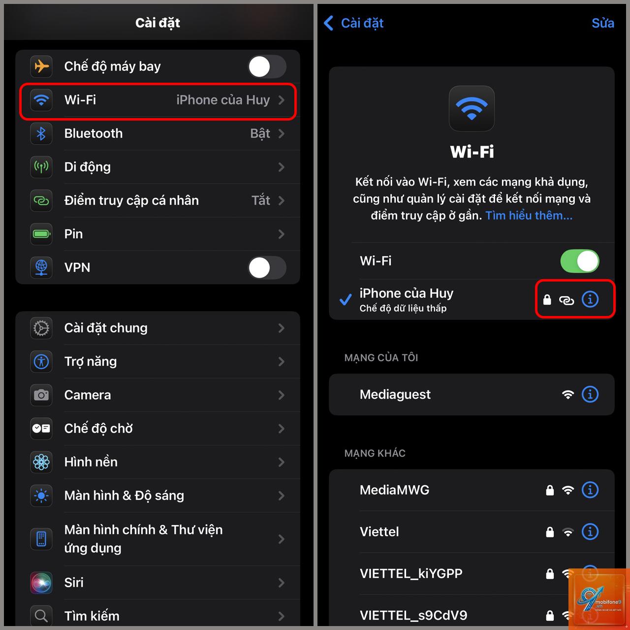 iphone không lưu mật khẩu wifi - Hình 4