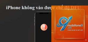 iphone không vào dfu mode