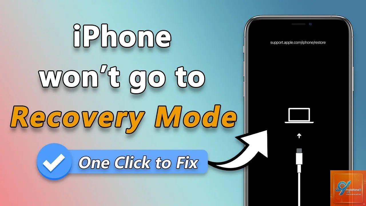 iphone không vào recovery mode - Hình 2