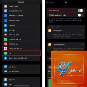 iphone pin báo sai phần trăm