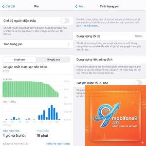 iphone pin bảo trì