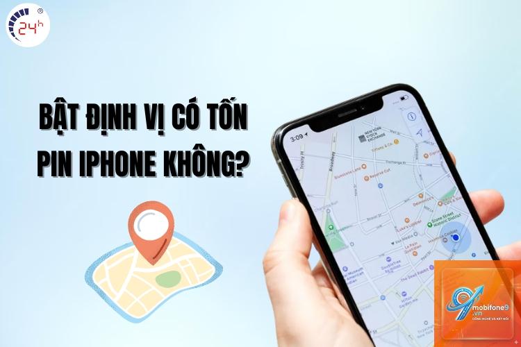 iphone pin tụt khi bật định vị - Hình 1