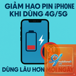 iphone pin tụt khi dùng 4g