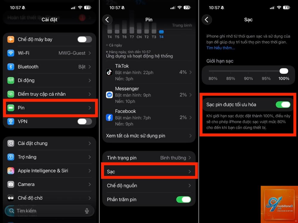 iphone pin tụt khi dùng wifi - Hình 5