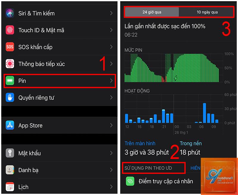 iphone pin tụt phần trăm liên tục - Hình 1