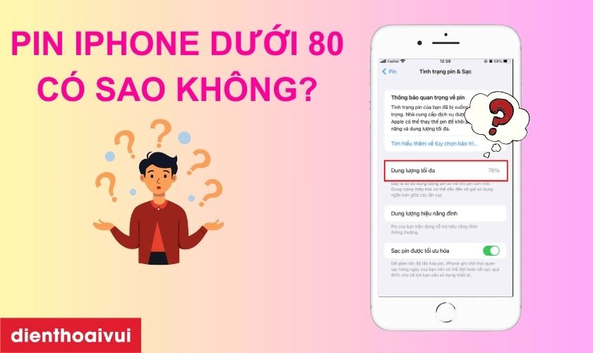 iphone pin xuống dưới 80 có nên thay - Hình 2