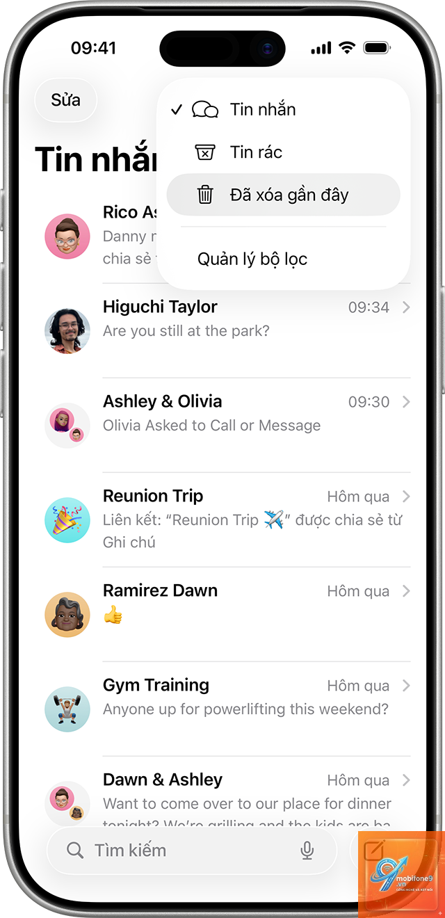 iphone tin nhắn bị mất - Hình 2