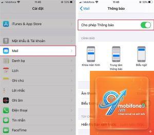 iphone tin nhắn không hiện thông báo