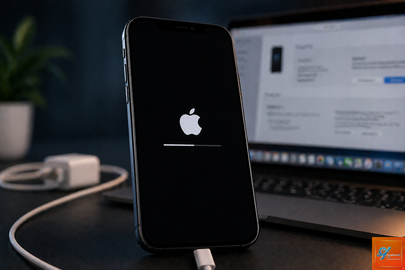 iphone treo táo không lên nguồn - Hình 4