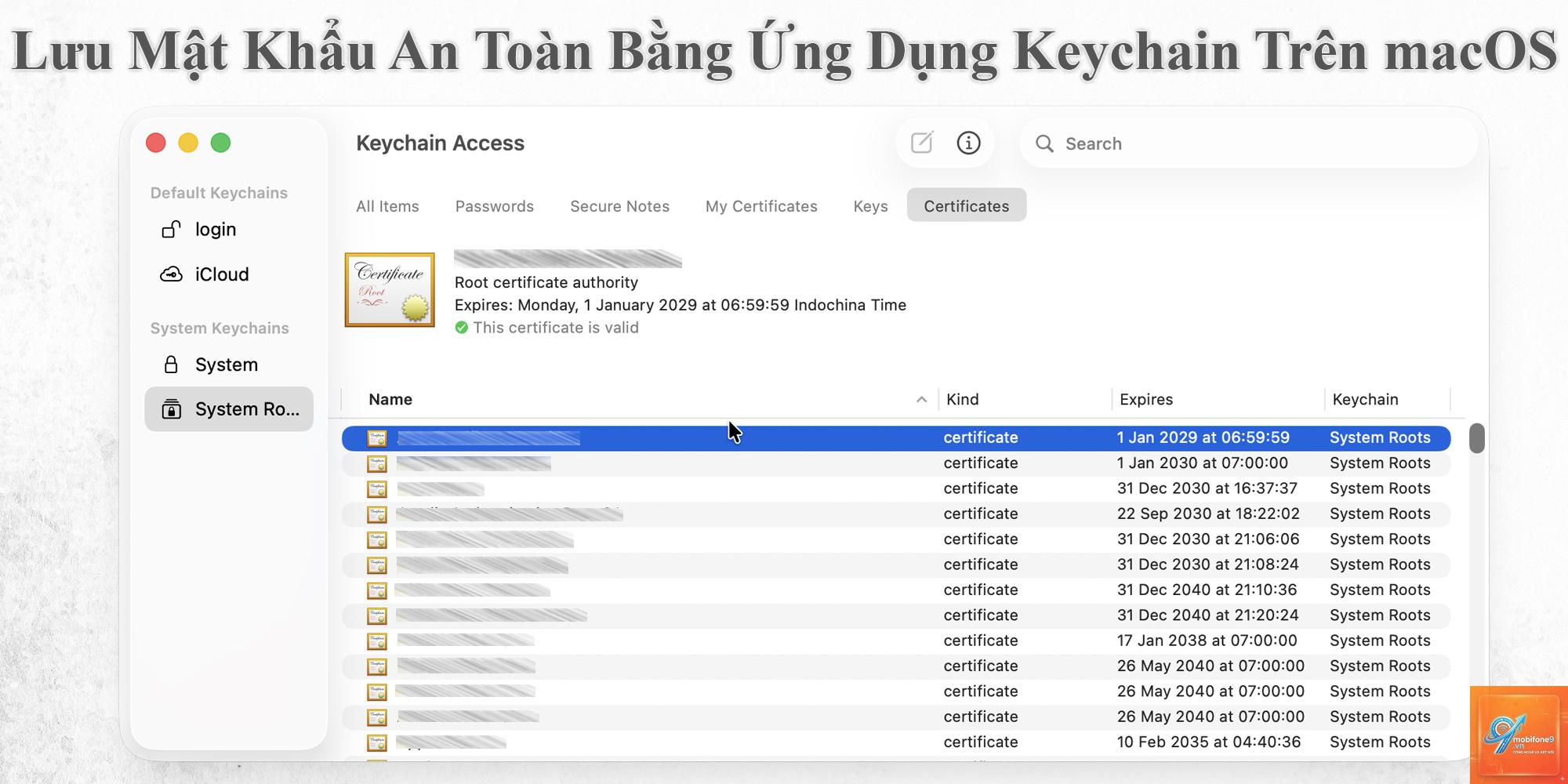 keychain không lưu mật khẩu - Hình 1