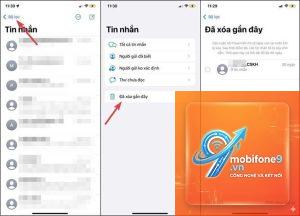 khôi phục tin nhắn đã xóa trên iPhone
