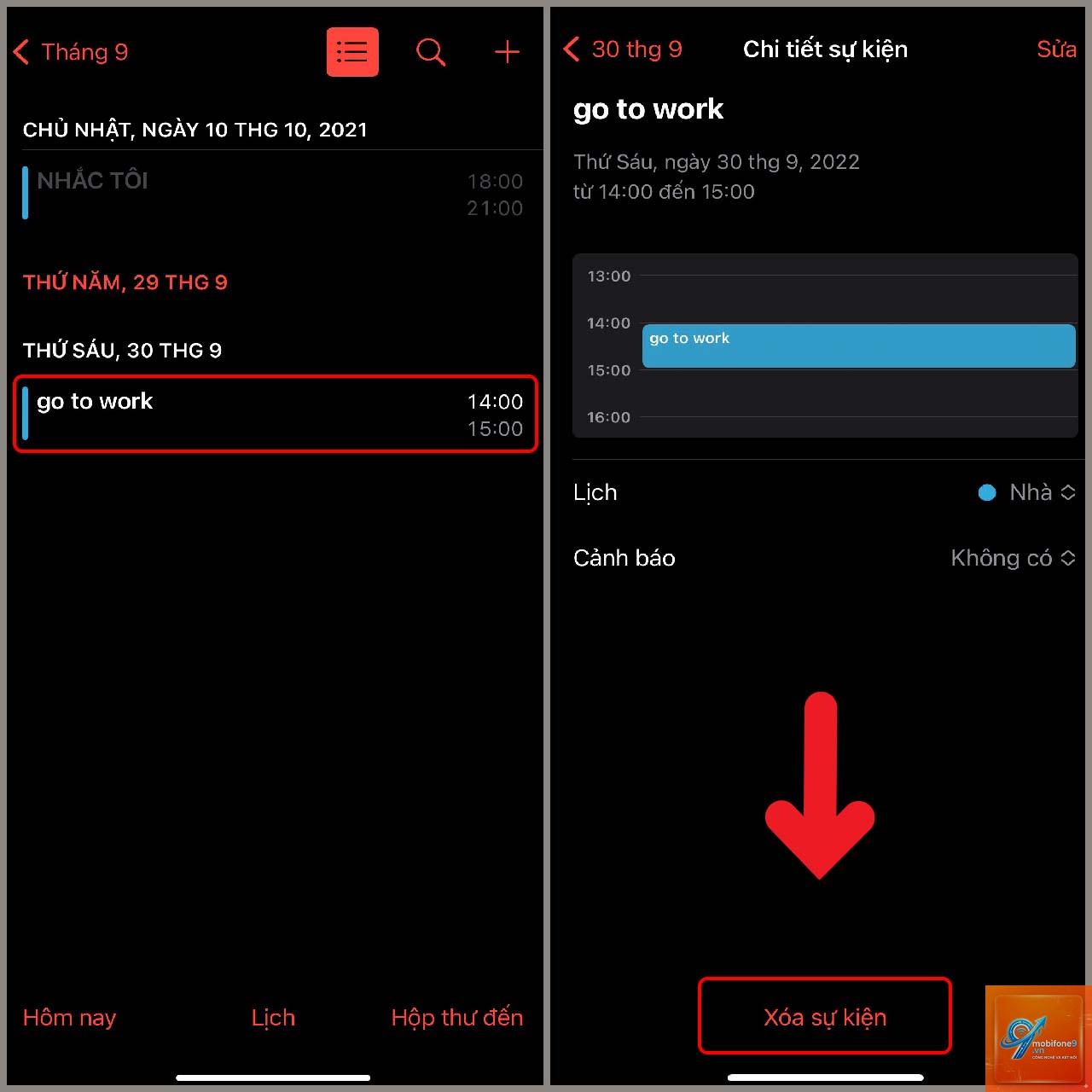 lịch iphone bị trùng sự kiện - Hình 4