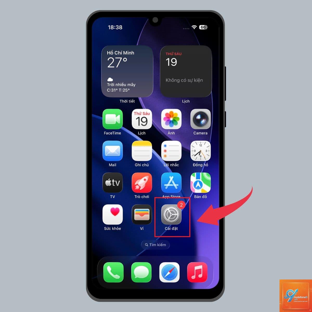 lịch iphone không hiển thị - Hình 5