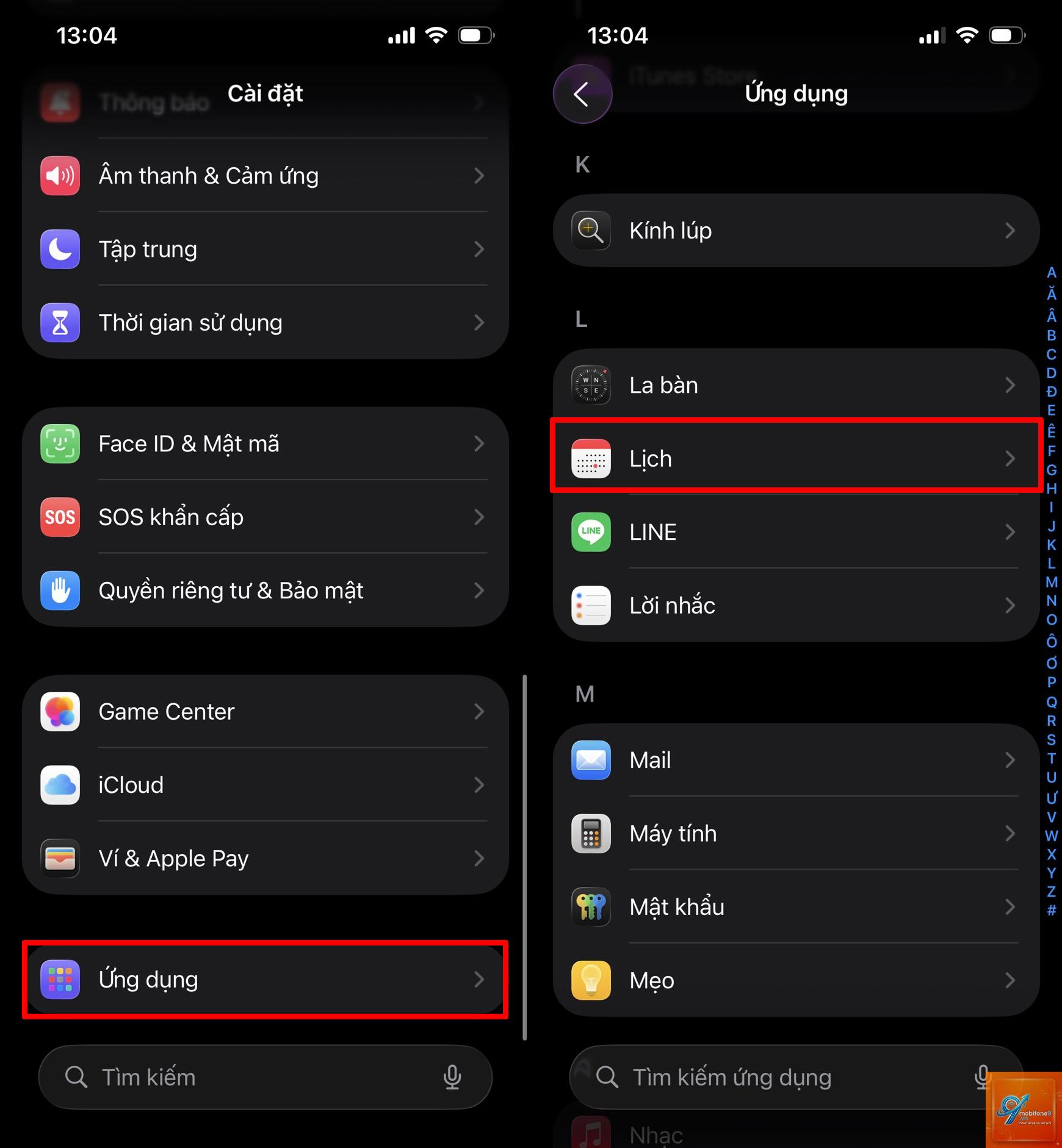 lịch iphone không hiển thị ngày lễ - Hình 1