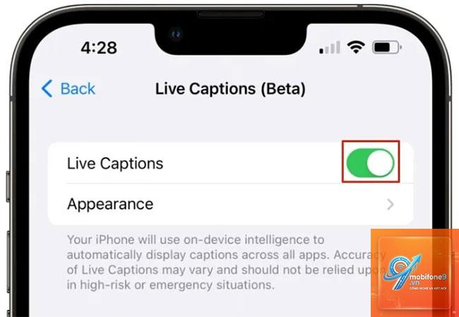 live captions apple là gì - Hình 3