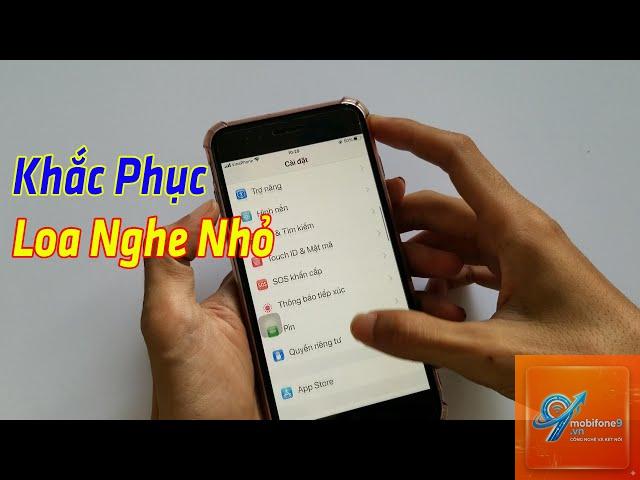 loa iphone bị nhỏ tiếng - Hình 1