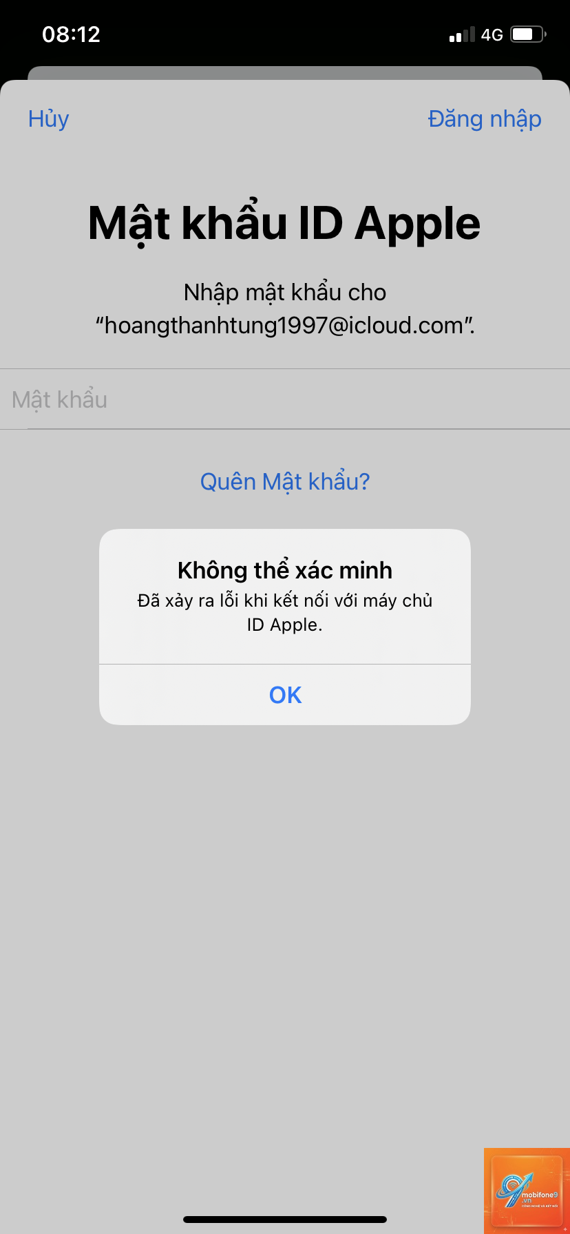 lỗi kết nối máy chủ apple - Hình 2