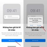 lời nhắc iphone không gửi thông báo