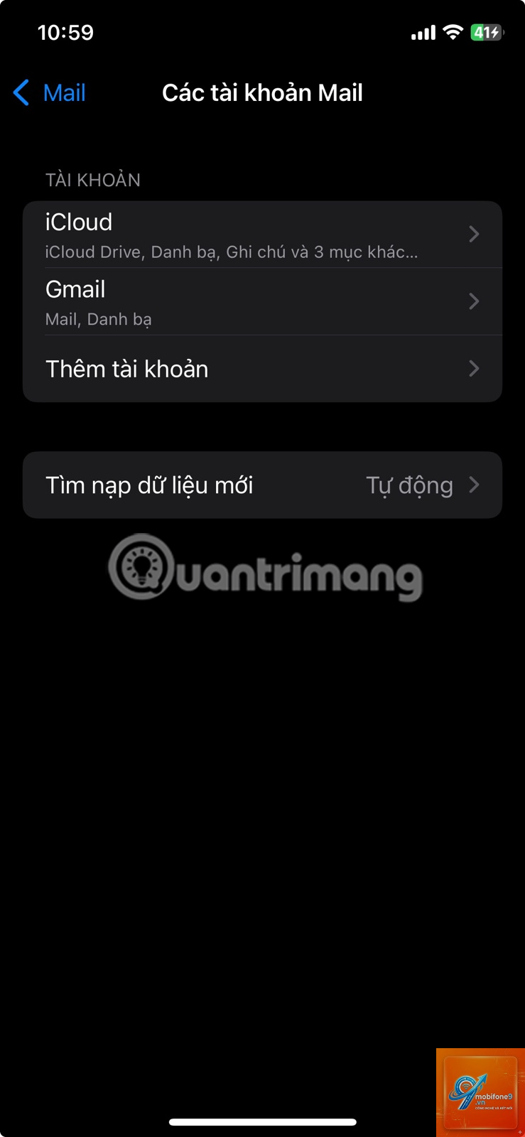 mail iphone không cập nhật thư mới - Hình 5