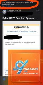 mail iphone không tải được hình ảnh