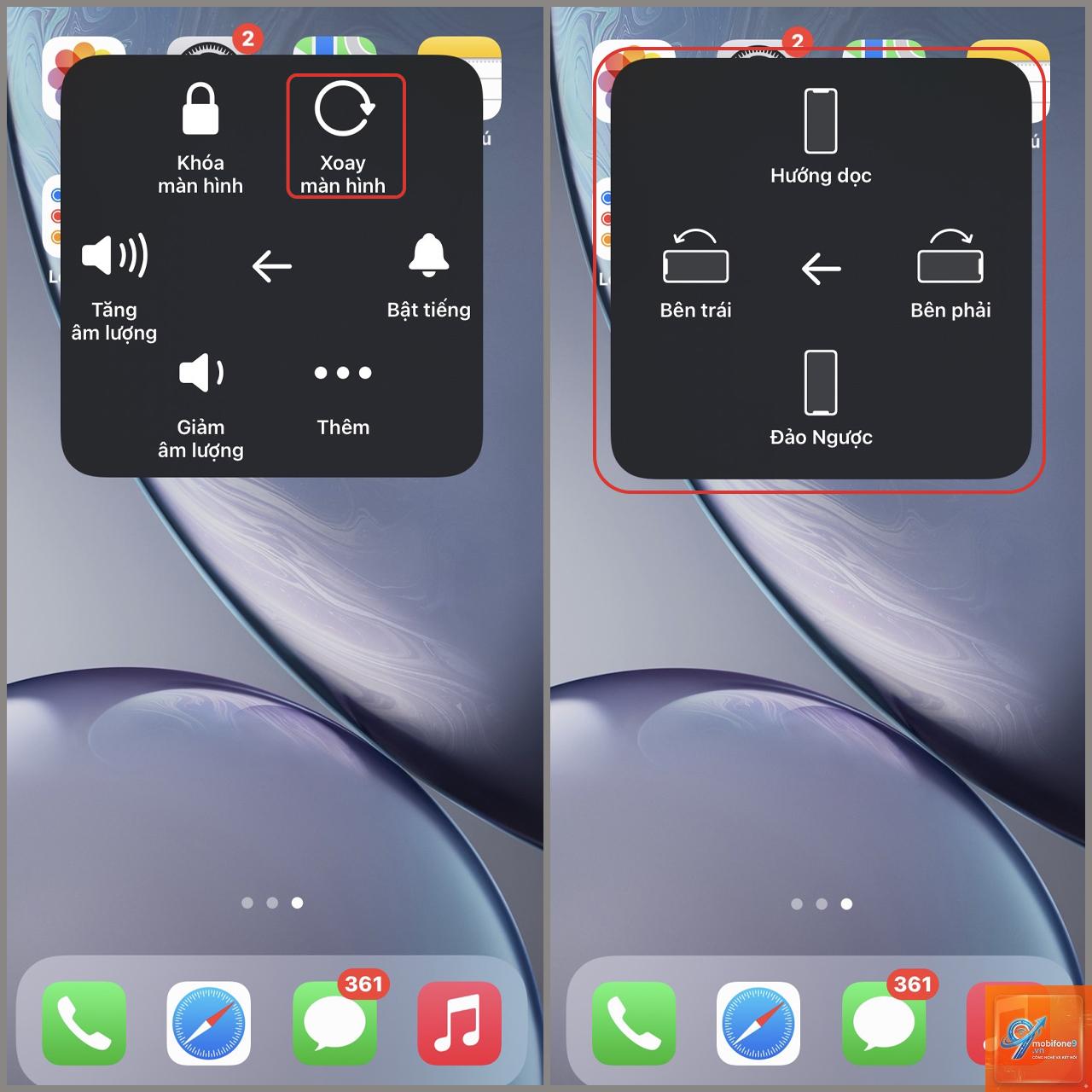 màn hình iphone bị khóa xoay - Hình 3