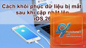máy tính iphone bị mất dữ liệu