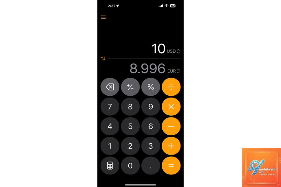 máy tính iphone không đổi tiền tệ - Hình 3