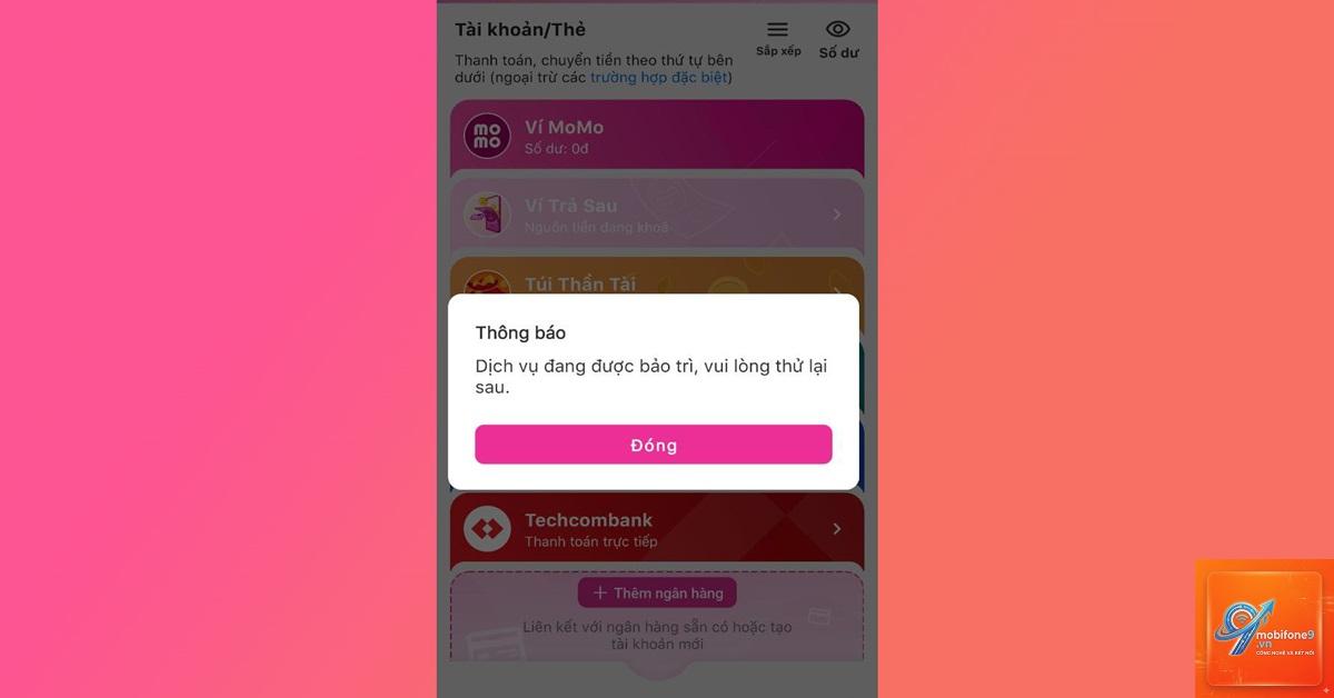 momo bị treo trên iphone - Hình 3