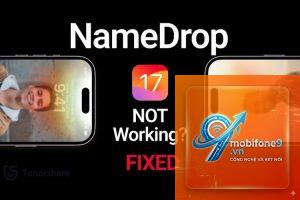 namedrop bị lỗi sau cập nhật
