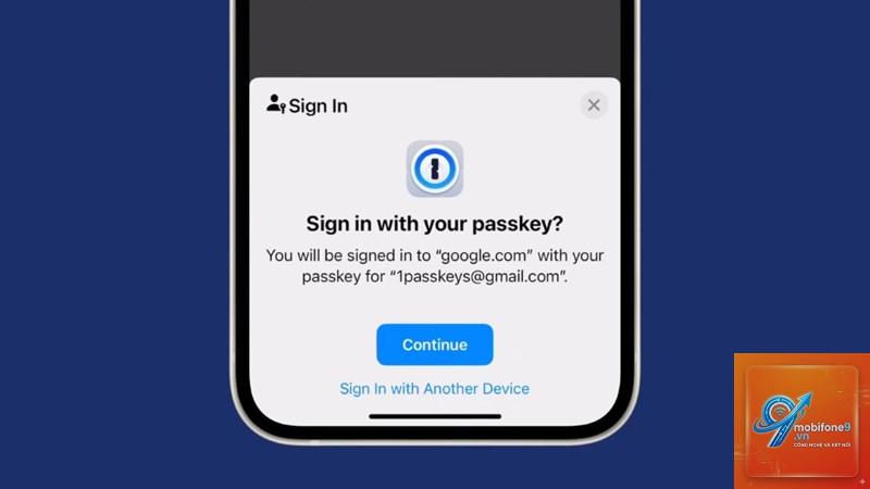 passkey iphone không đăng nhập được - Hình 3