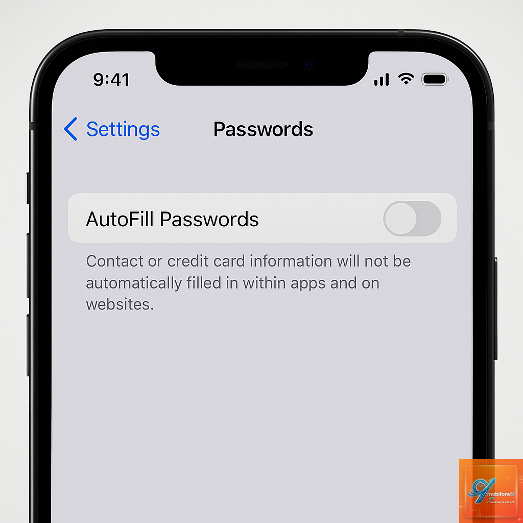 passwords iphone bị lỗi sau cập nhật - Hình 2