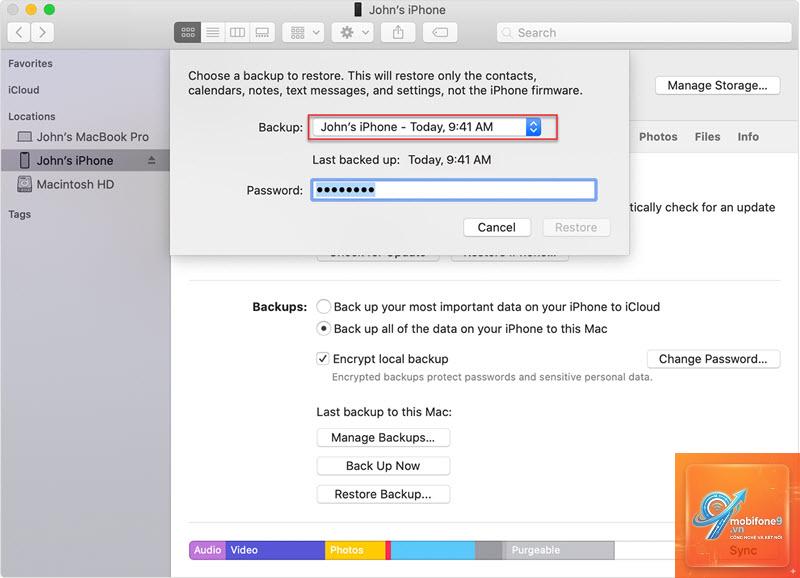 passwords iphone bị mất dữ liệu - Hình 4
