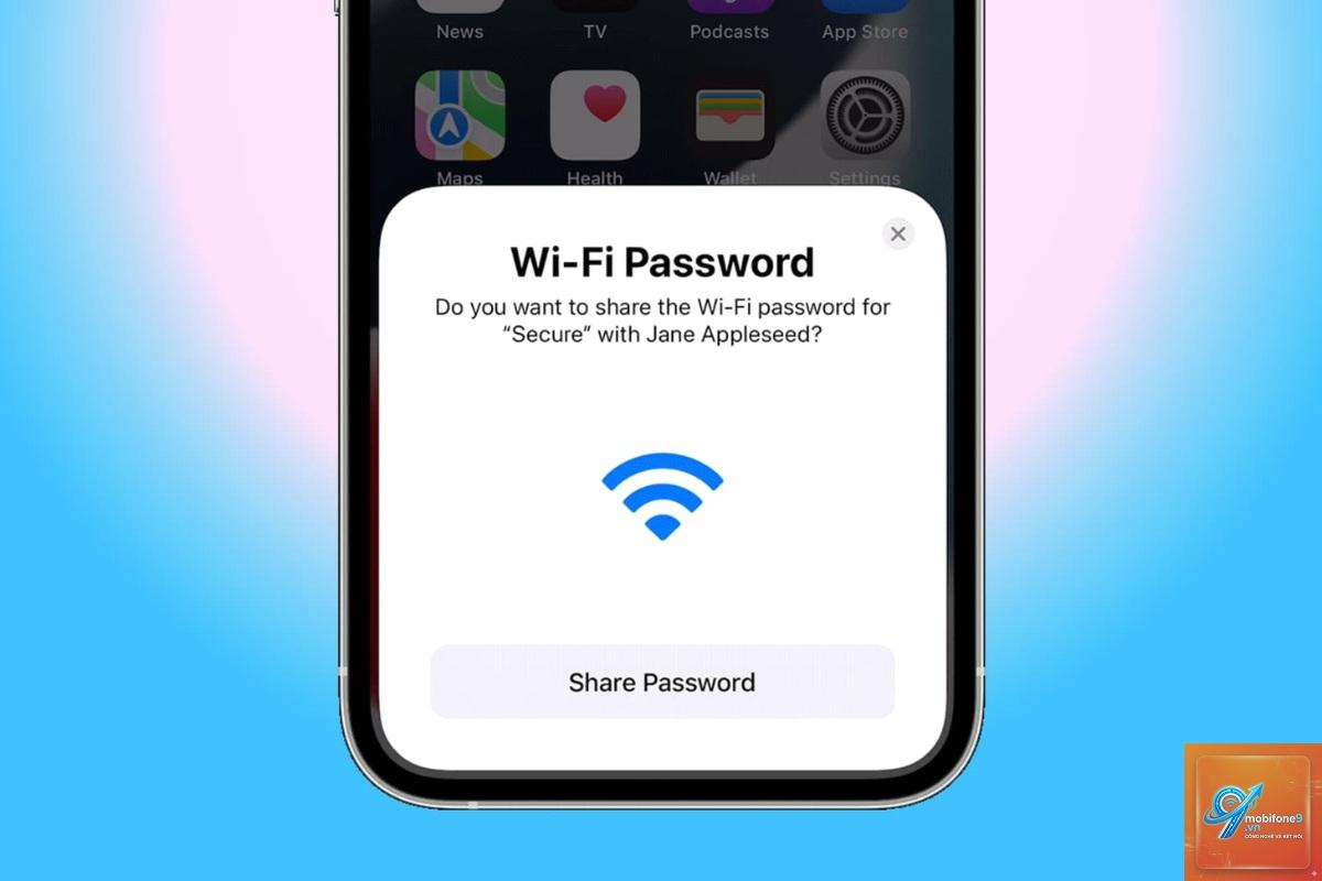 passwords iphone không chia sẻ được - Hình 2