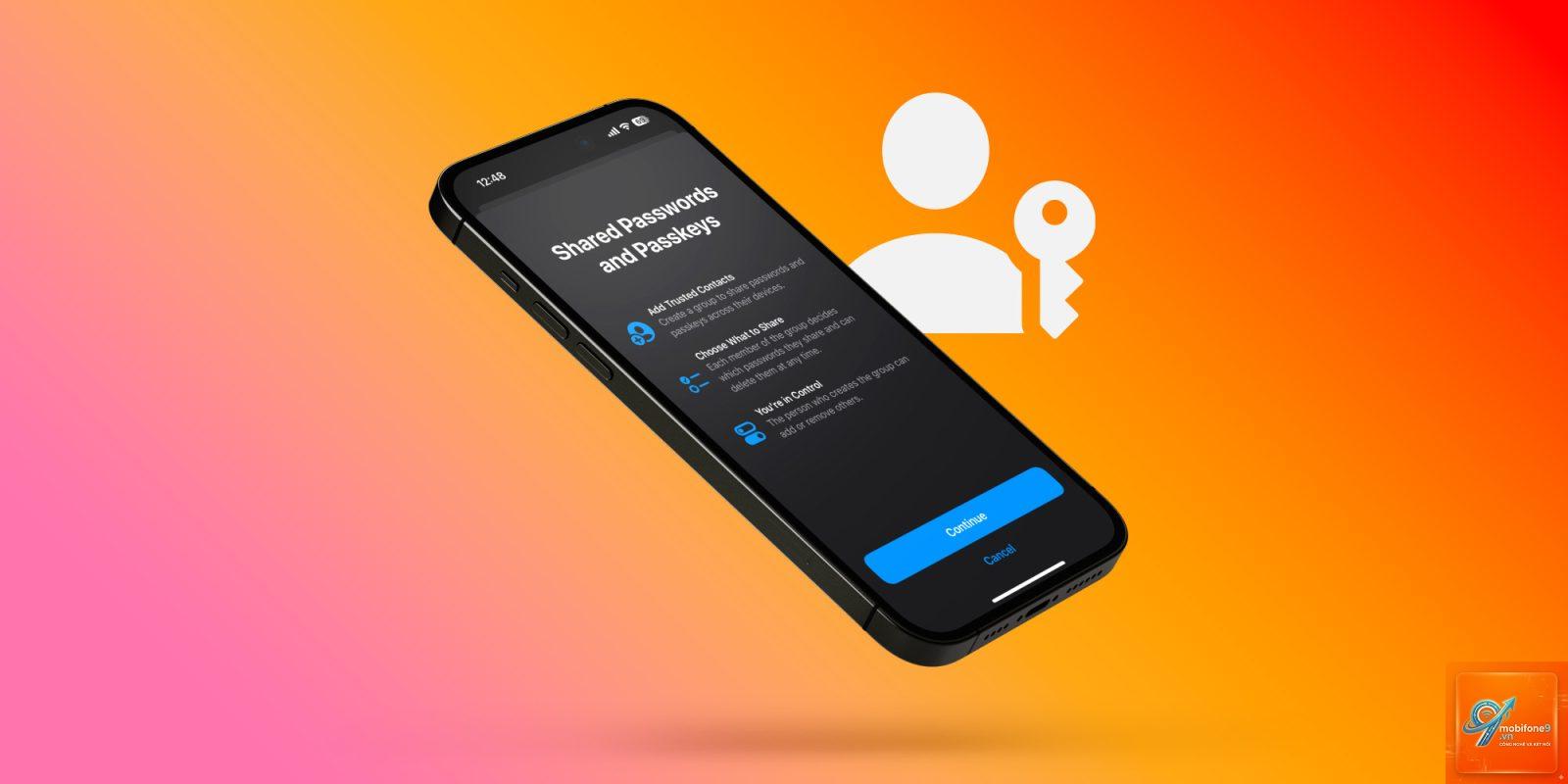 passwords iphone không chia sẻ được - Hình 5