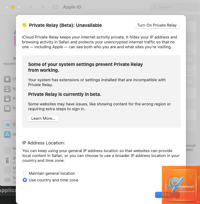 private relay không hoạt động - Hình 3