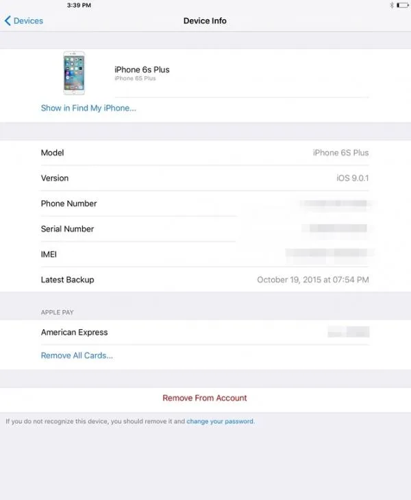 quản lý thiết bị trong tài khoản apple - Hình 5