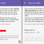 sao lưu Viber Android sang iPhone