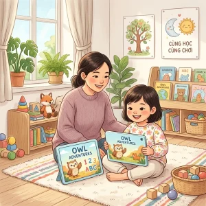 screen time trẻ em không đồng bộ
