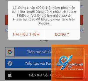 shopee không đăng nhập được trên iphone