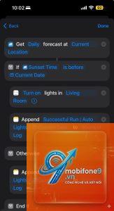 shortcut automation theo wifi