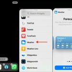 smart stack không xoay widget