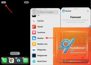 smart stack không xoay widget