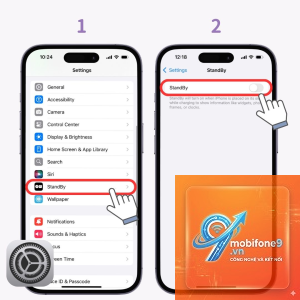 standby mode không hiển thị widget
