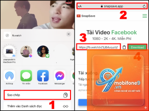 tải video Facebook về iPhone