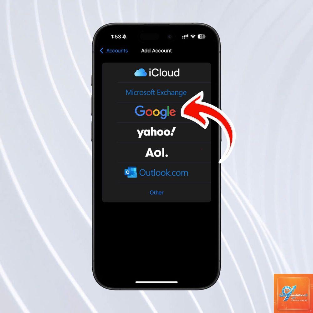 thêm tài khoản mail vào iPhone - Hình 4