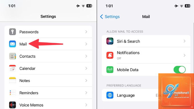 thêm tài khoản mail vào iPhone - Hình 5